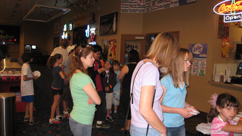 Kids Club Bowling Party